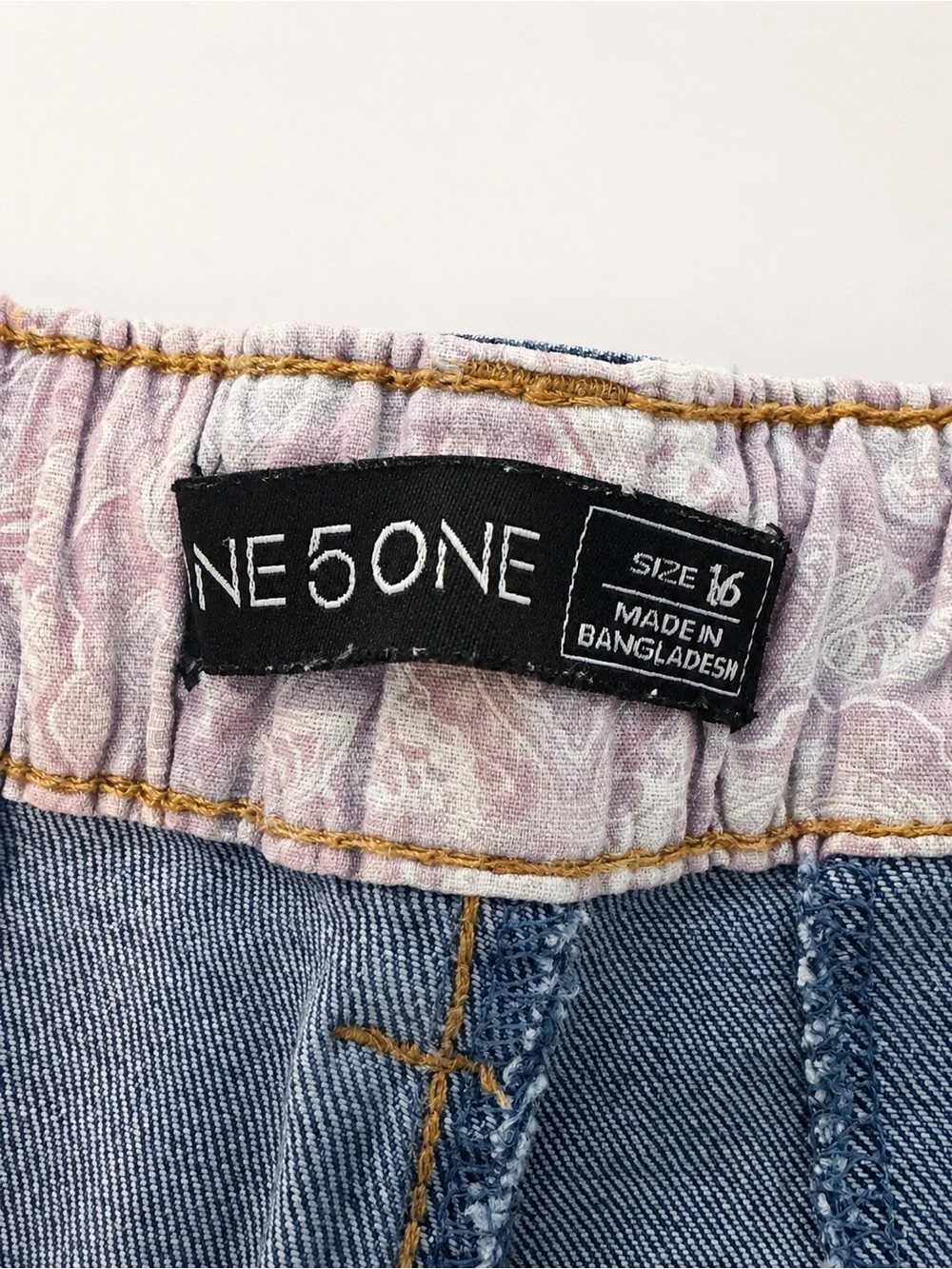 Denim High-Rise Women’s Shorts - Blue